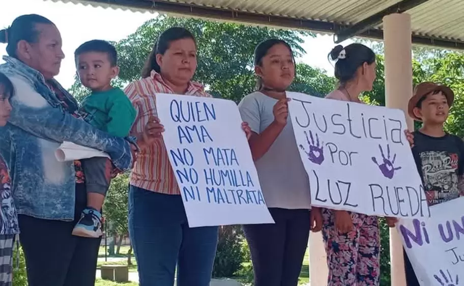 Marcha de pedido de Justicia por Luz Milagros Rueda en el Talar