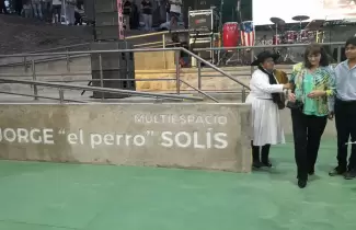 inauguraci�n del Multiespacio Jorge "Perro" Solis en el barrio Chijra