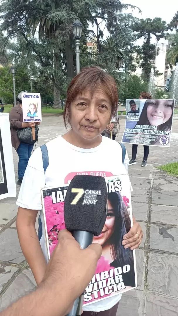 M�nica Cunchila, madre de Iara Rueda