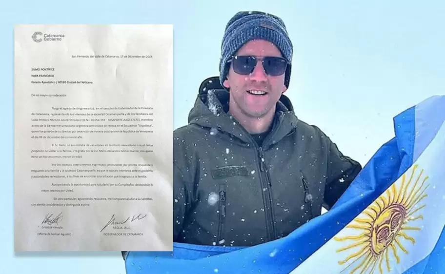 carta al papa de la familia del gendarme