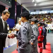 El gobernador Sadir participó del acto de graduación de 485 efectivos del IUPS