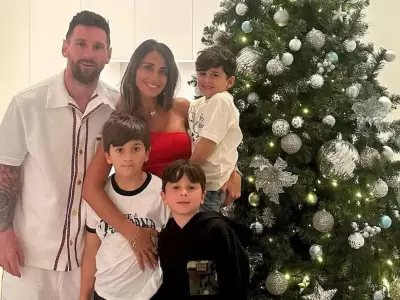 Navidad familia Messi