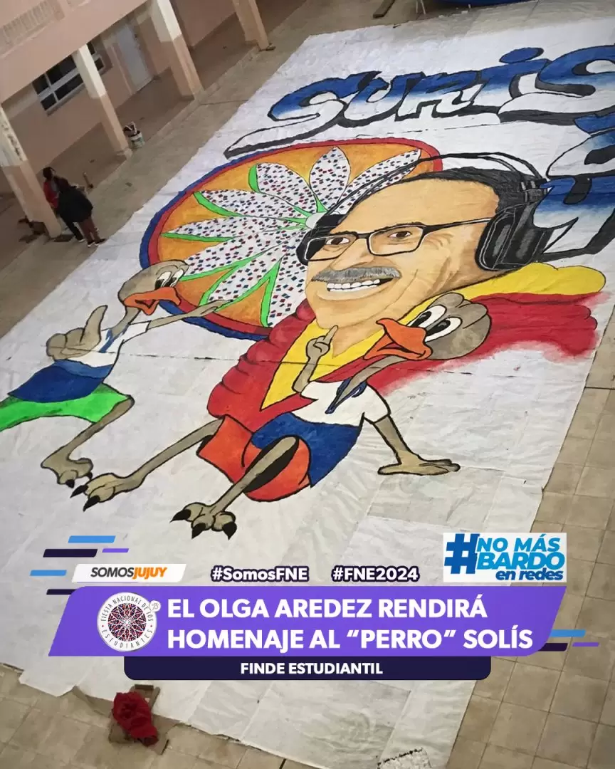 El colegio Olga Ar�dez prepar� una napolitana en homenaje al hist�rico locutor
