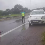 Siniestro vial en Ruta Nacional 9 altura Arroyo Burrumayo