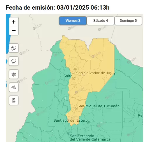 alerta 3 de enero
