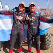 Los argentinos Nicol�s Cavigliasso y Valentina Pertegarini se consagraron campeones en el Rally Dakar 2025