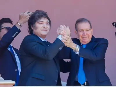 El Presidente Milei recibi� a Edmundo Gonz�lez Urrutia en la Casa Rosada