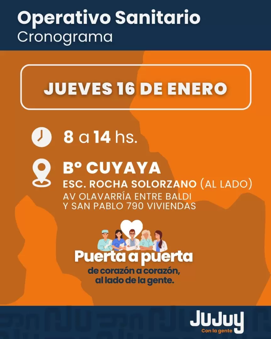 Operativo Sanitario 16/01