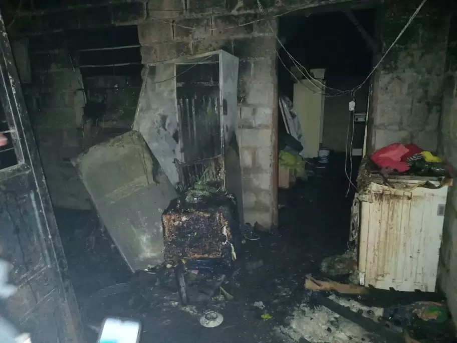 vivienda incendiada en la capital jujeña