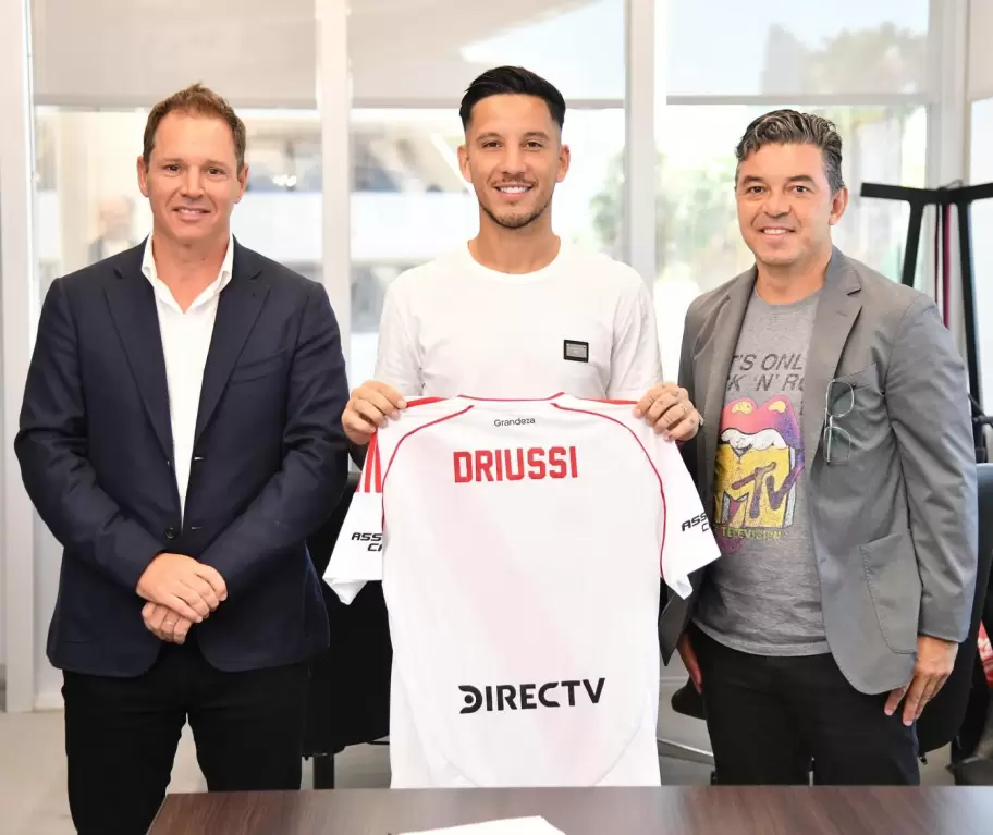 Sebasti�n Driussi es refuerzo de River