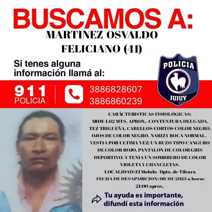 Búsqueda de Osvaldo Feliciano Martínez