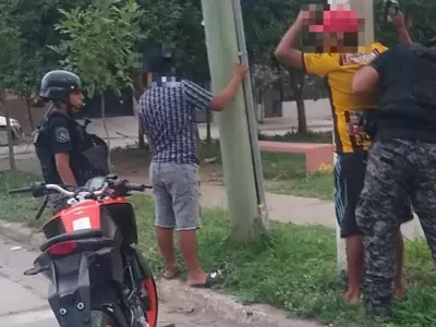 detenidos robo de moto
