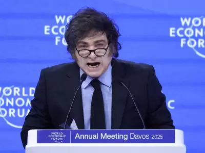 javier milei en davos