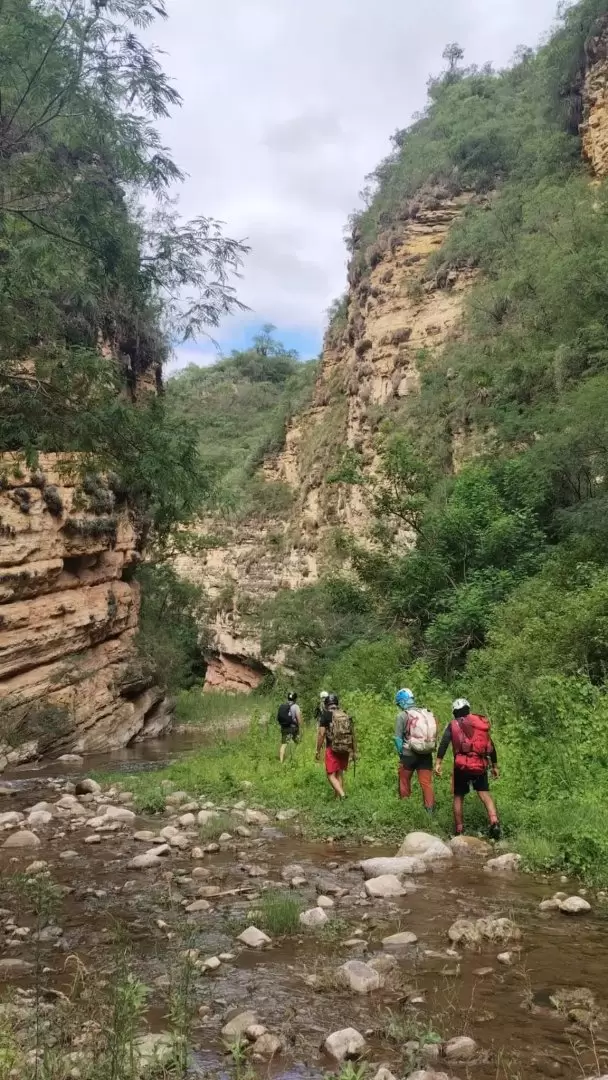 canyoning en El Fuerte
