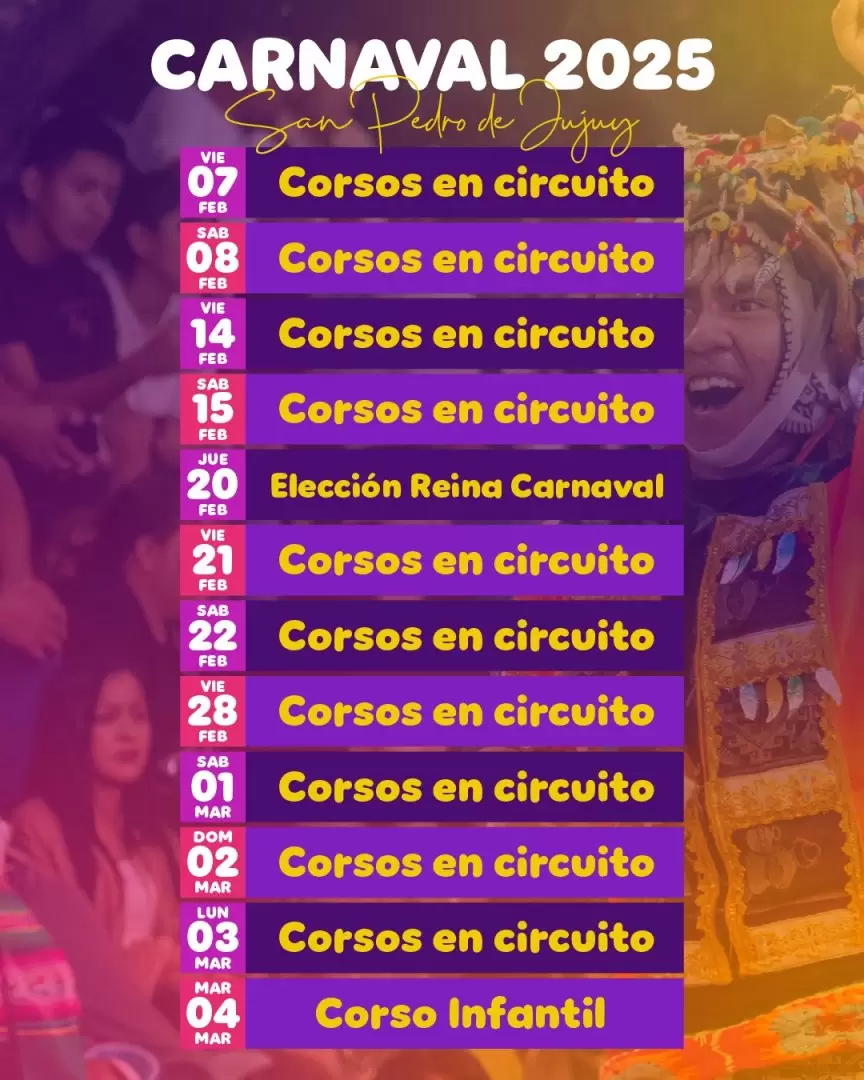 Noches de corsos en San Pedro