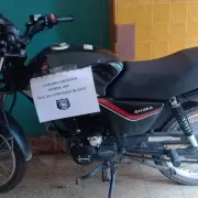 San Pedro: detuvieron en un control a un sujeto que circulaba a bordo de una moto robada