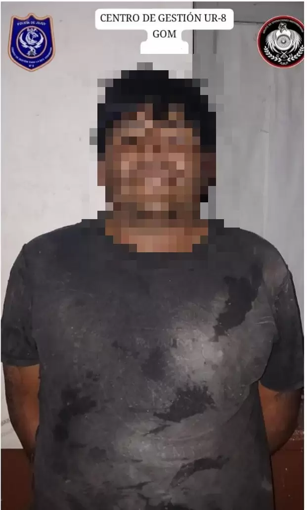 Efectivos del Grupo de Operaciones Motorizadas aprehendieron a un hombre que había ingresado a robar a una vivienda en Palpalá