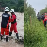 Personal de Seguridad realizó dos exitosos rescates en distintos puntos de la provincia