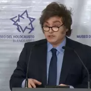 Javier Milei volvió a defender a Elon Musk y destacó a Donald Trump en un acto por el Holocausto