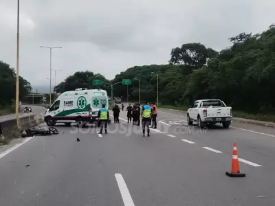 siniestro vial moto ruta nacional 9