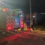 Una familia fue rescatada de un incendio en Alto Comedero