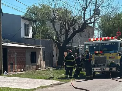 Tragedia cuatro ni�os murieron al incendiarse su casa