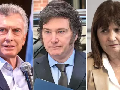Mauricio Macri, Javier Milei y Patricia Bullrich