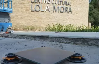 Avanzan las obras en el Centro Cultural Lola Mora