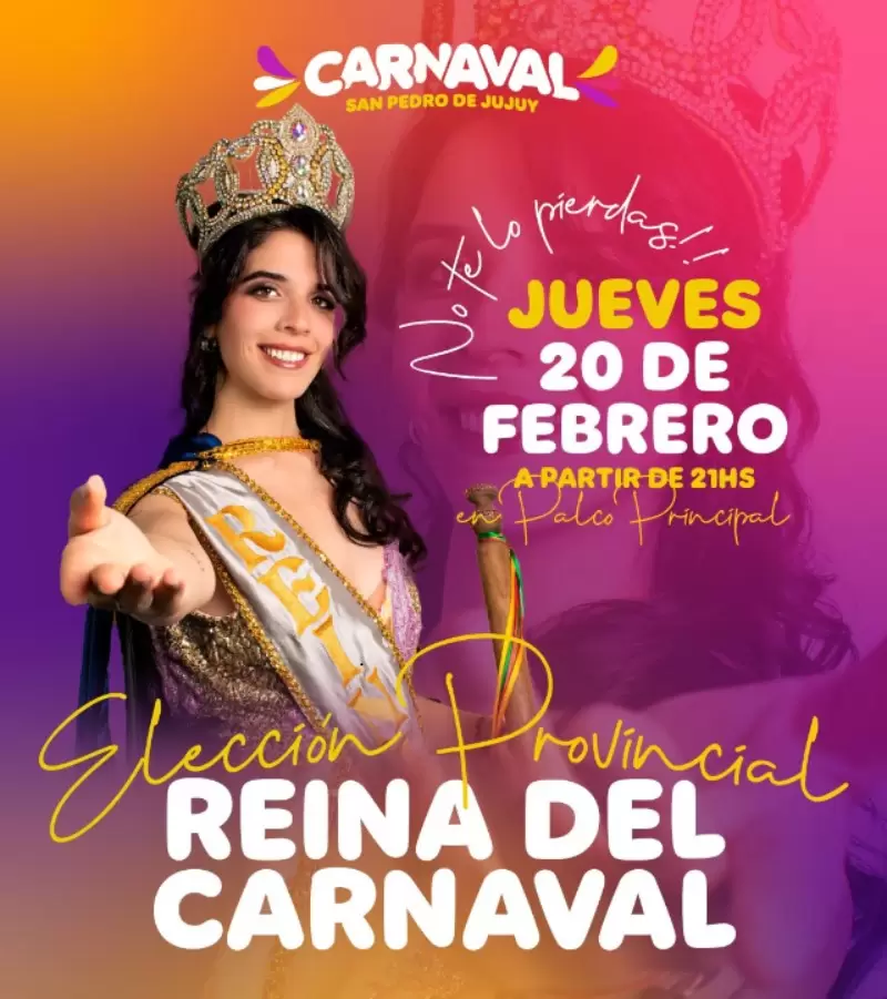 reina del carnaval de san pedro 2025