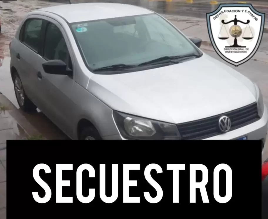 auto secuestrado