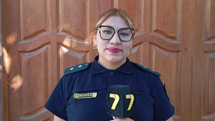 oficial inspector Lis Virazate, de la Unidad Regional N° 4