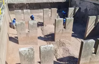 contin�an los trabajos para restablecer el servicio de agua potable