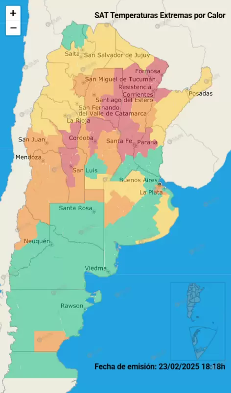 Jujuy se encuentra bajo temperaturas extremas