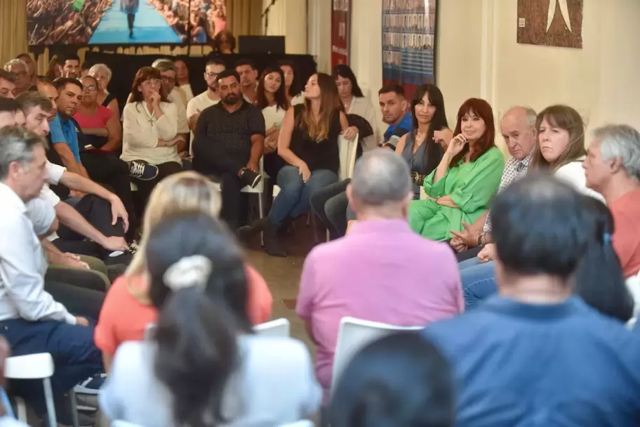 Cristina Kirchner se reunió el viernes pasado con dirigentes del peronismo misionero