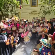 Las comadres celebraron su d�a en el patio de Las Magnolias de Casa de Gobierno