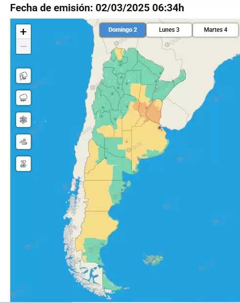 alerta domingo