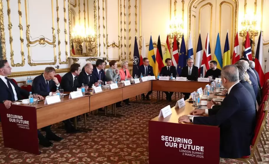 Cumbre de l�deres europeos en Londres