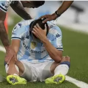Malas noticias para Racing: se lesionó Maravilla Martínez y se pierde el clásico con Independiente