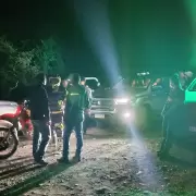 Dos adolescentes quedaron varados mientras practicaban enduro en Las Escaleras