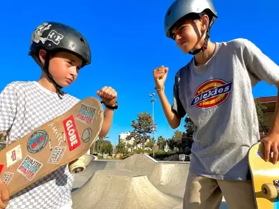 skateboarding