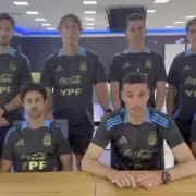 La Selección Argentina se sumó al pedido solidario por el temporal en Bahía Blanca