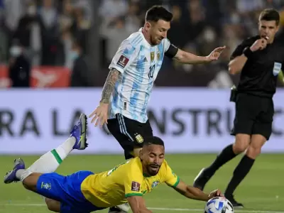 selecci�n argentina contra Brasil
