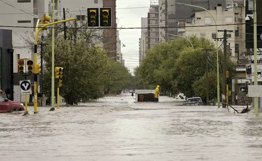 inundación bahía blanca