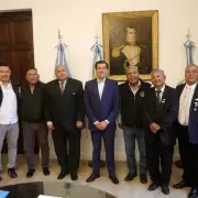 El Gobernador de la provincia recibi� a ex combatientes de Malvinas