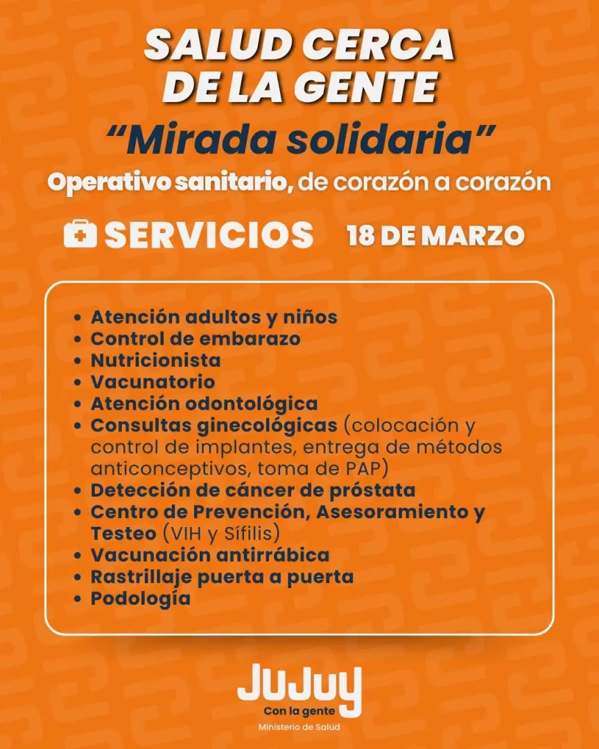 operativo sanitario