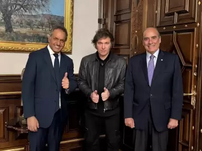 Javier Milei y Daniel Scioli