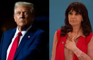 trump y cristina