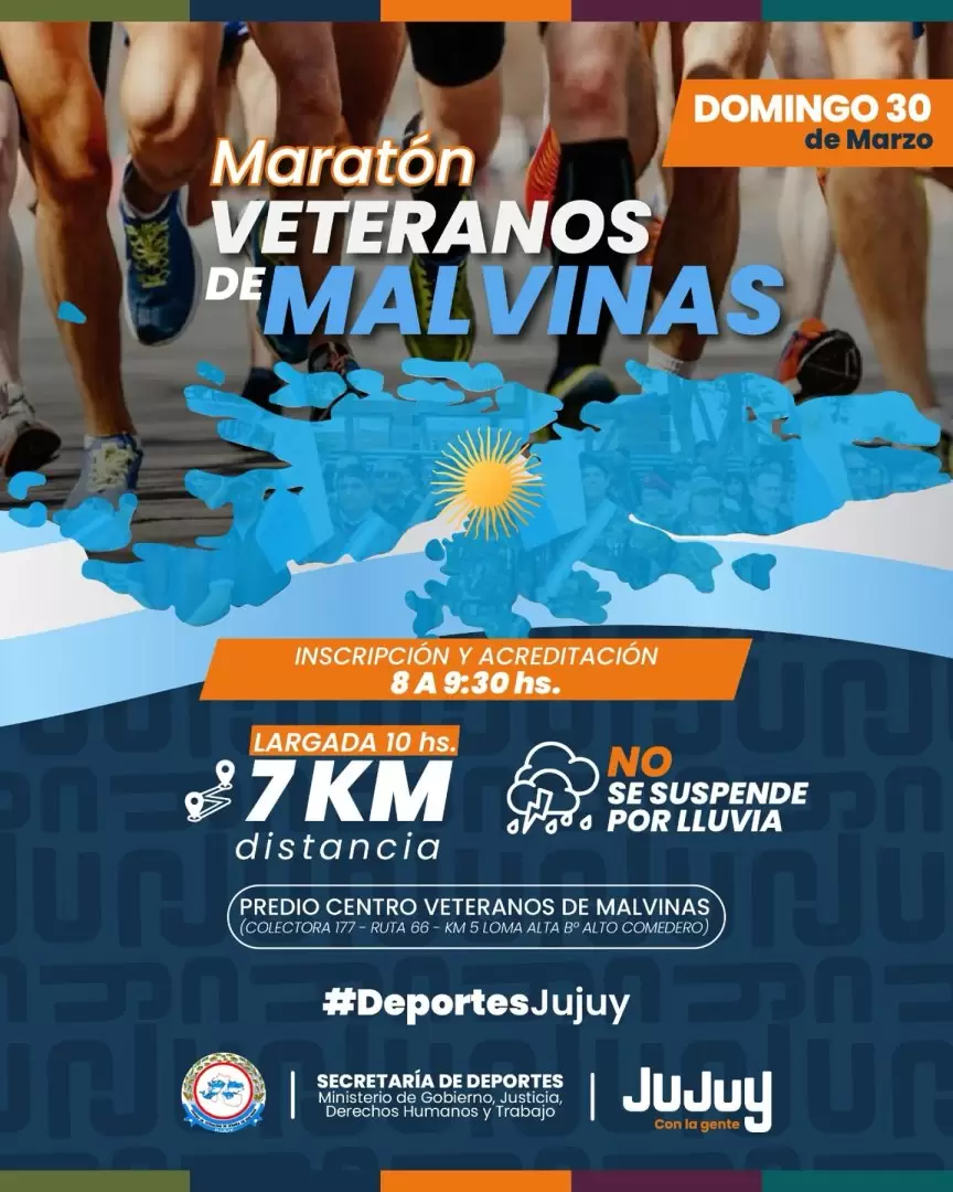 maraton veteranos de malvinas