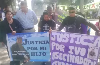marcha en pedido de justicia por Ivo Rodrigo Torres