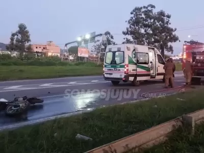 siniestro vial en avenida savio